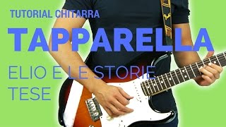 TUTORIAL CHITARRA  Tapparella  Elio e le storie tese [upl. by Dlonyer645]