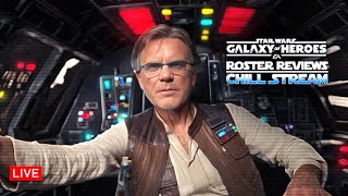 SWGOH LIVE Roster Reviews amp Conquest with your Star Wars Dad [upl. by Sherborn]