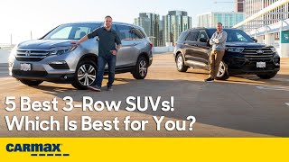 Best 3Row SUVs  Five of the Best Used 3Row SUVs You Can Buy [upl. by Candace436]