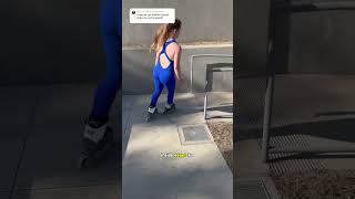 This is a way to to control your speed on rollerblades  🐢⚡️ inlineskating tipsandtricks [upl. by Eziechiele667]