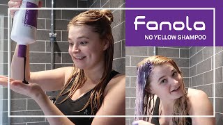 TESTING FANOLA NO YELLOW SHAMPOO [upl. by Velleman]