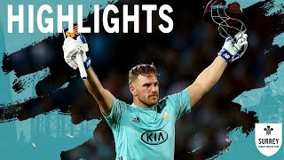 Record breaking night of T20 cricket Highlights of T20 Blast v Middlesex [upl. by Ahteral]