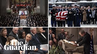 The key moments from George HW Bushs funeral [upl. by Zwart27]