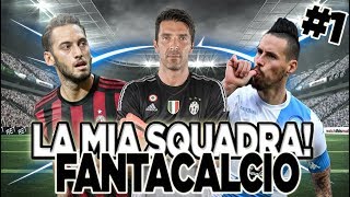 LA MIA SQUADRA quotSCARSAquot DEL FANTACALCIO SERIE A 20172018 [upl. by Nyrrat134]