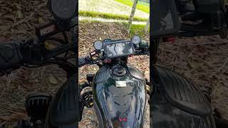 Custom Handlebar For METEOR 350 Fireball Black [upl. by Atinav285]