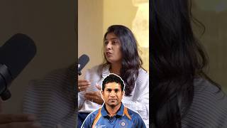 Mithali Raj on Sachin Tendulkar ❤️ shortsfeed sachintendulkar mithaliraj cricket podcast [upl. by Aubry327]