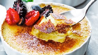 Creme Brulee Recipe Made with Real Vanilla Beans [upl. by Frodi]