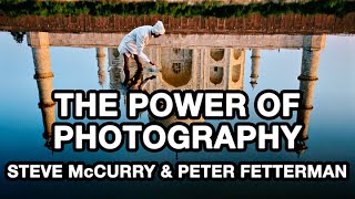 The Power of Photography Steve McCurry amp Peter Fetterman [upl. by Ecinnej]