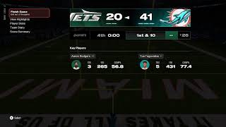 MCFL Dolphins Vs Jets [upl. by Otipaga235]