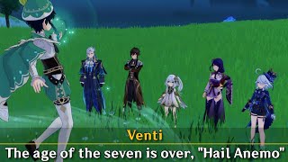 When Venti doesnt get to give Anemo Visions anymore genshinimpact furina venti raidenshogun [upl. by Niggem]