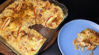 Chicken Lasagna Recipe  Lasagna Recipe With Homemade White Sauce Amnadelights [upl. by Nolyd]