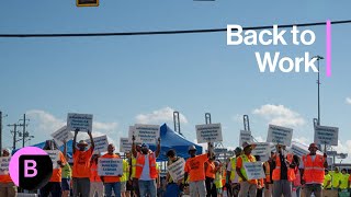 Dockworkers Three Day Strike Comes to End in US [upl. by Nayb739]