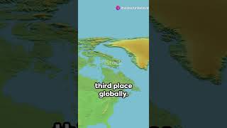 What countries have the longest coastlines geography top10 shorts [upl. by Gainer]