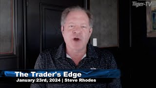 January 23rd The Traders Edge with Steve Rhodes on TFNN  2024 [upl. by Ahsaela]