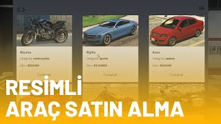 Resimli Araç Satın Alma Tanıtım  FiveM [upl. by Retnuh453]