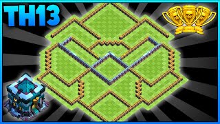 Diseño de Aldea SUBIDA de COPAS para Ayuntamiento 13 TH13 con LINK  2023  Clash Of Clans [upl. by Flint893]