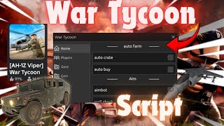 NEW War Tycoon Script  Inf Money  Kill All  PASTEBIN [upl. by Sachs239]