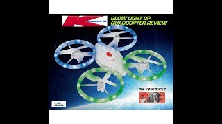 KMART 20 GLOW LIGHT UP QUADCOPTER REVIEW [upl. by Elleon]