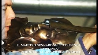 IL MAESTRO GENNARO SGURO PRESENTA ESISTENZA SUO STUDIO LABORATORIO A NAPOLI 6 DICEMBRE 2018 [upl. by Nylarej]