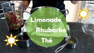 LIMONADE RHUBARBETHÉ [upl. by Neeliak]