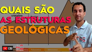 Como entender as ESTRUTURAS GEOLÓGICAS do RELEVO brasileiro [upl. by Asp]