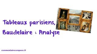 Tableaux parisiens Baudelaire  analyse [upl. by Naylor]