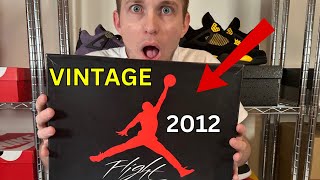 Unboxing 12 Year Old Bred Jordan 4s VINTAGE [upl. by Anomas]