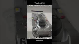 TAMIYA 124 1989 SauberMercedes C9 shorts [upl. by Eneles813]