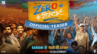 Zero Se Restart – Official Teaser  Vidhu Vinod Chopra  In Cinemas 13th December 2024 [upl. by Adair]