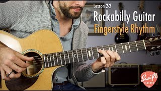 Rockabilly Fingerstyle Guitar Lesson Part 2  Advanced Techniques [upl. by Sitra212]