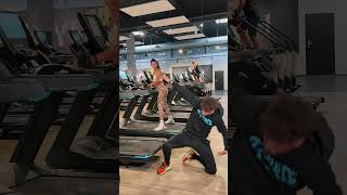 He will never use a treadmill again 🤯 comedy funny fail mrsus patrox workout running [upl. by Belden]