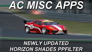 Assetto Corsa  MISC APPS UPDATE  The NEW HORIZON SHADES UPDATE v12 [upl. by Webster]