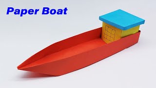 How To Make a Paper Boat  Easy Boat Making [upl. by Afaw]