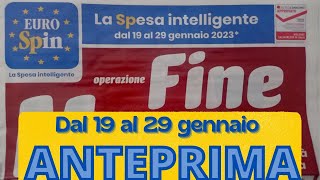 Volantino EUROSPIN dal 19 al 29 gennaio ANTEPRIMA [upl. by Ahtamas]