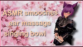 3Dios ASMR Singing bowl purring and ear massages 💖 [upl. by Cristin]