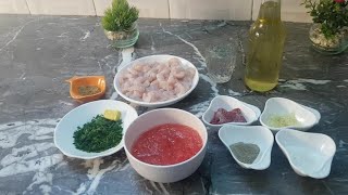 crevettes pil pil Marocain tajine تحضير طاجبن كروفيت رائع و لذيذ [upl. by Charo323]