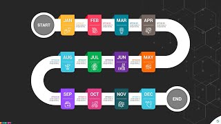 How To Create Professional Roadmap Timeline Infographics in Microsoft PowerPoint [upl. by Keligot]