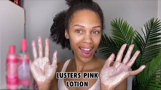 Lusters Pink Lotion and Glosser Has a New Look [upl. by Oniuqa969]