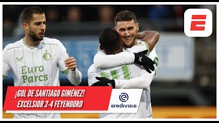 Triplete de SANTIAGO GIMÉNEZ Excelsior cae 24 ante Feyenoord ¡REGRESÓ EL GOLEADOR  Eredivisie [upl. by Maltzman]