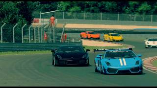 Lamborghini Gallardo One Make Race at Sardegna Road Track B  Epic Showdown [upl. by Col]