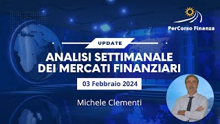 Analisi Settimanale Mercati Finanziari  03 febbraio 2024 [upl. by Zaob]