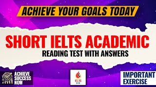 IELTS Short Academic Reading Practice Test 88 With Answers [upl. by Melborn786]