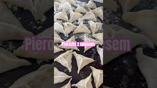 Przepis na pierożki z mięsem food recipe cooking dumplings [upl. by Kolodgie437]