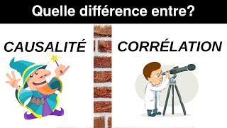 La corrélation est la causalité mais corrigée exemple explication différence définition débunkage [upl. by Dihaz]