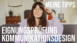 Eignungsprüfung Kommunikationsdesign  Tipps und Infos für die Vorbereitung [upl. by Eehsar]