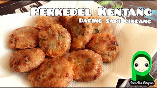 Resep PERKEDEL KENTANG daging sapi cincang mantap [upl. by Arimas]