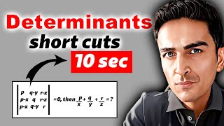 How to Solve Determinant questions in 10 Sec  Determinants Shortcut  Arvind Kalia sir [upl. by Lody235]