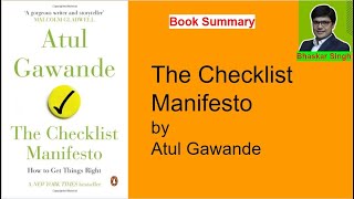 Book Summary The Checklist Manifesto by Atul Gawande [upl. by Ecyor]