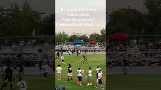 Kyle Konersman freshmen Redwood high school Visalia ca football widereceiver stayhungry [upl. by Noterb]