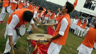 ShivGarjana Dhol Tasha Dhwaj Pathak Nagpur 2018 New shivtaal bhagwarang ganpatibapamorya besttaal [upl. by Aceber501]